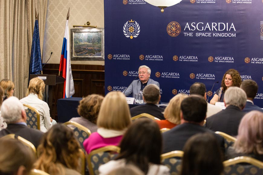 Пресс-конференция в Москве, посвящённая году становления Асгардии